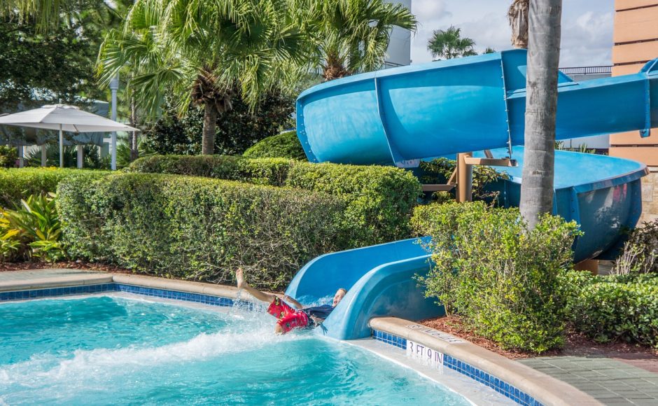 toboggan aquatique