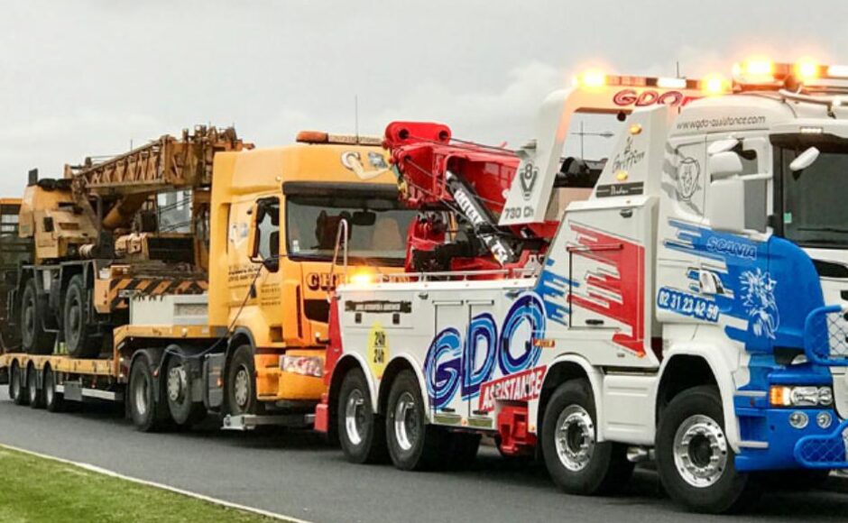 Dépannage et remorquage de camions poids lourds