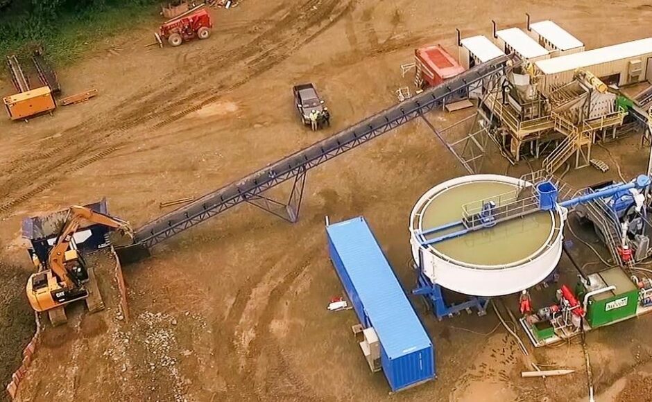 Extraction de sable