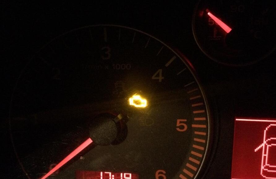 voyant moteur allumé