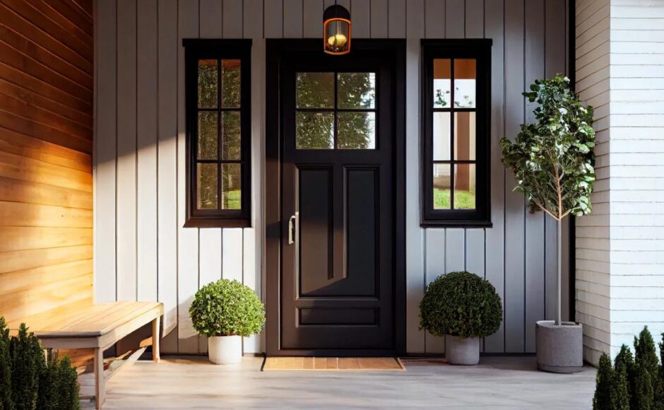 décorer votre porte d'entrée